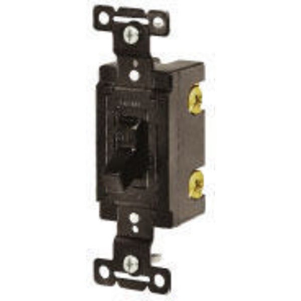 Bryant Toggle Switch, Manual Motor Controllers, Double Pole, 40A 120/277V AC, Side Wired Only, Brown 4002